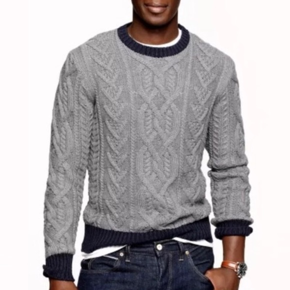 J. Crew Other - J. Crew Cable Knit Cotton Fisherman’s Sweater